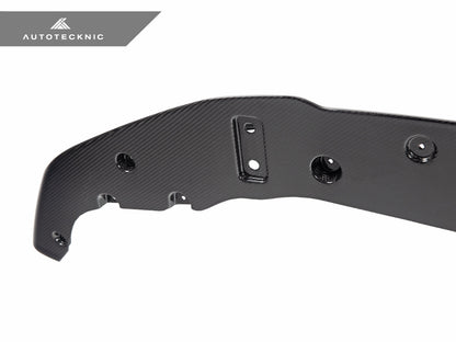 Labio aerodinámico delantero de competición de carbono seco AutoTecknic - F87 M2 Competition