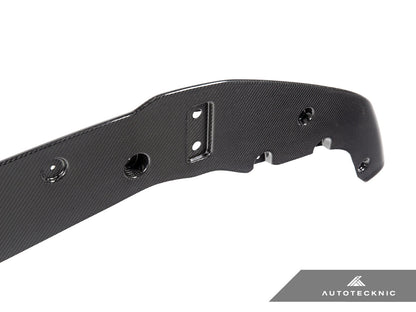 Labio aerodinámico delantero de competición de carbono seco AutoTecknic - F87 M2 Competition