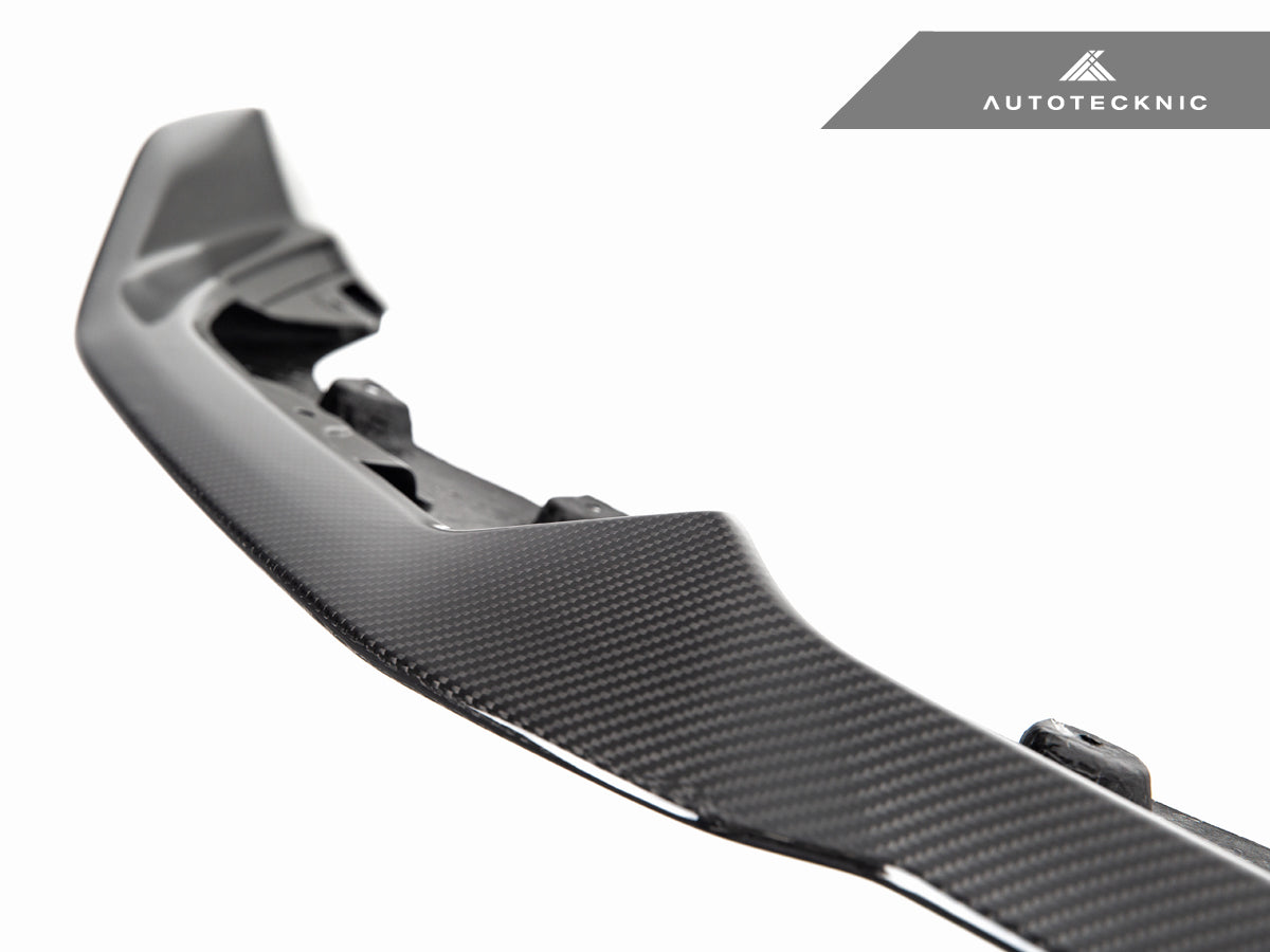Labio aerodinámico delantero de competición de carbono seco AutoTecknic - F87 M2 Competition