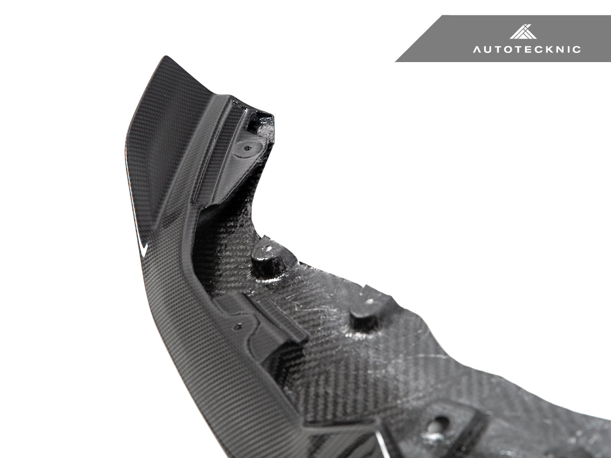 Labio aerodinámico delantero de competición de carbono seco AutoTecknic - F87 M2 Competition