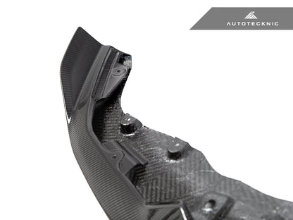 Labio aerodinámico delantero de competición de carbono seco AutoTecknic - F87 M2 Competition