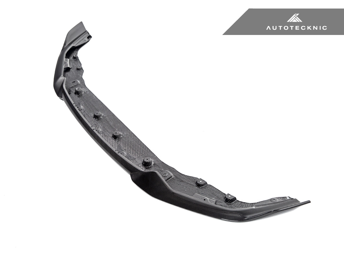 Labio aerodinámico delantero de competición de carbono seco AutoTecknic - F87 M2 Competition