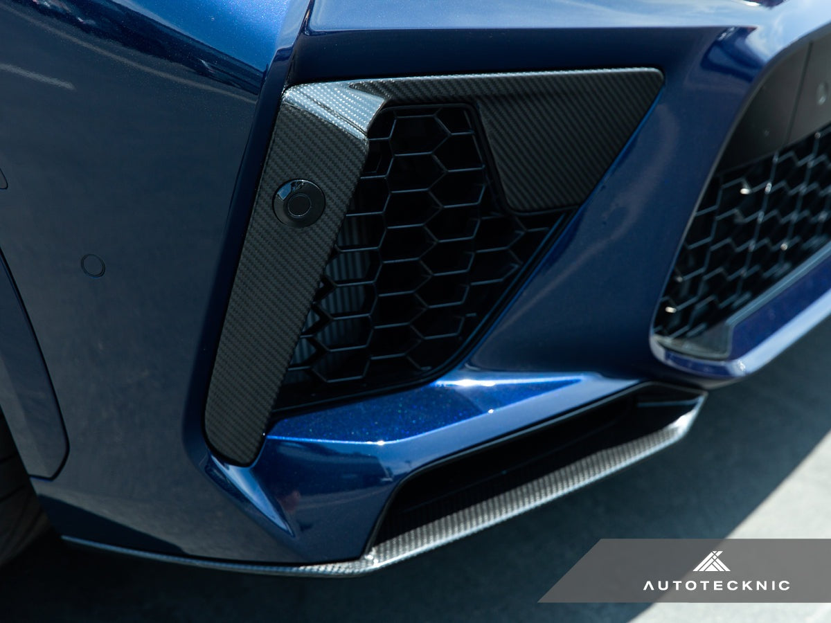 AutoTecknic Performance Dry Carbon Bumper Trim Set - F95 X5M