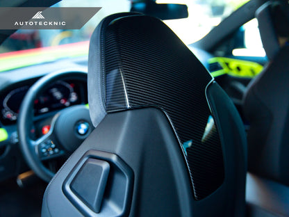 Juego de fundas de asiento de carbono seco AutoTecknic - G80 M3 | G82 M4