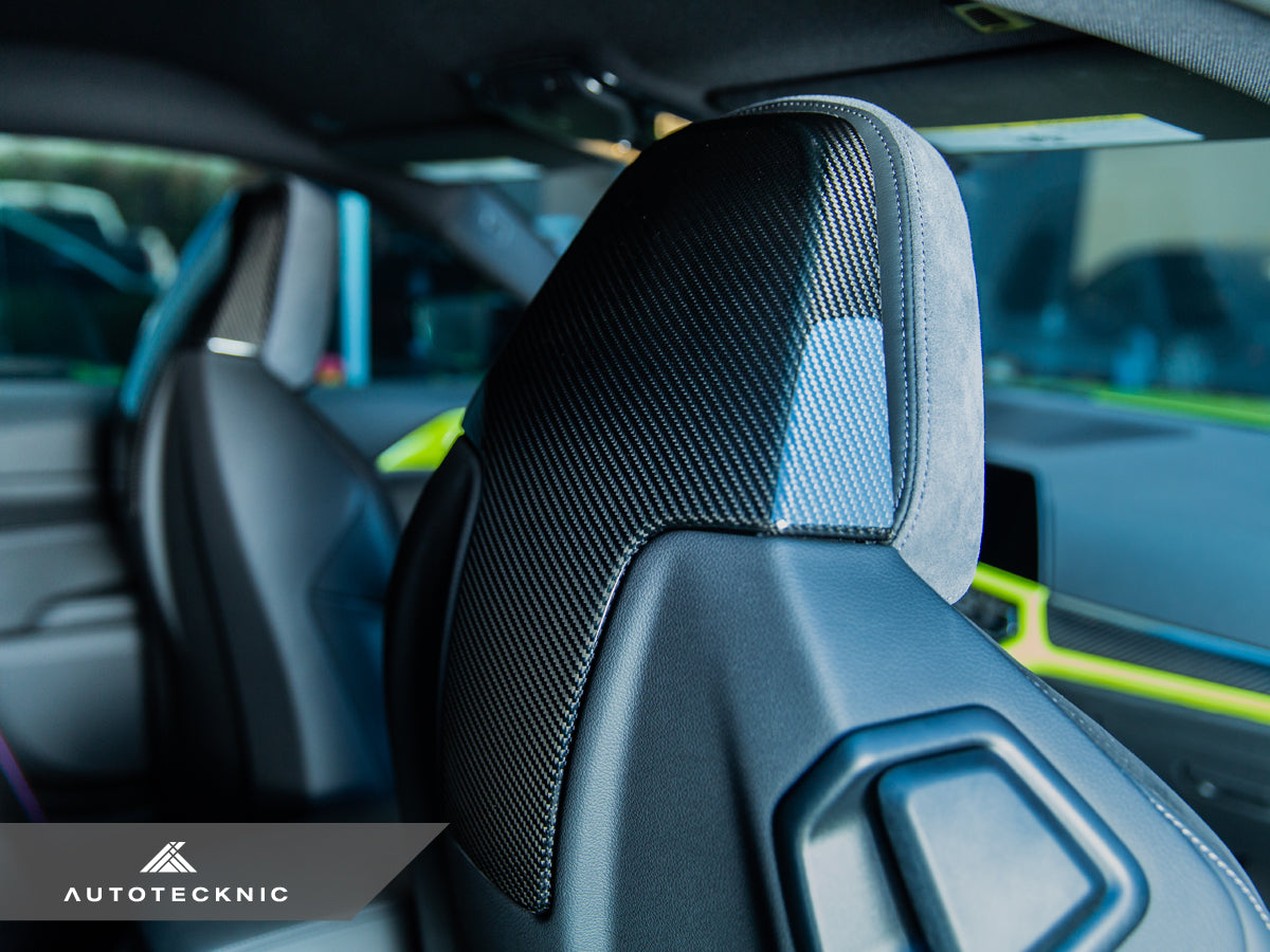 Juego de fundas de asiento de carbono seco AutoTecknic - G80 M3 | G82 M4