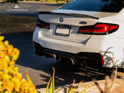 AutoTecknic Carbon Fiber Competition Sport Rear Diffuser - F90 M5 - 2