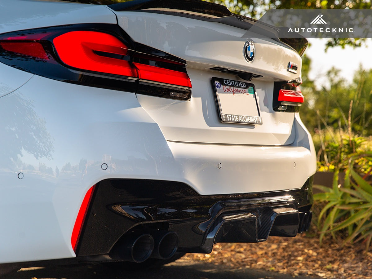 AutoTecknic Carbon Fiber Competition Sport Rear Diffuser - F90 M5 - 14