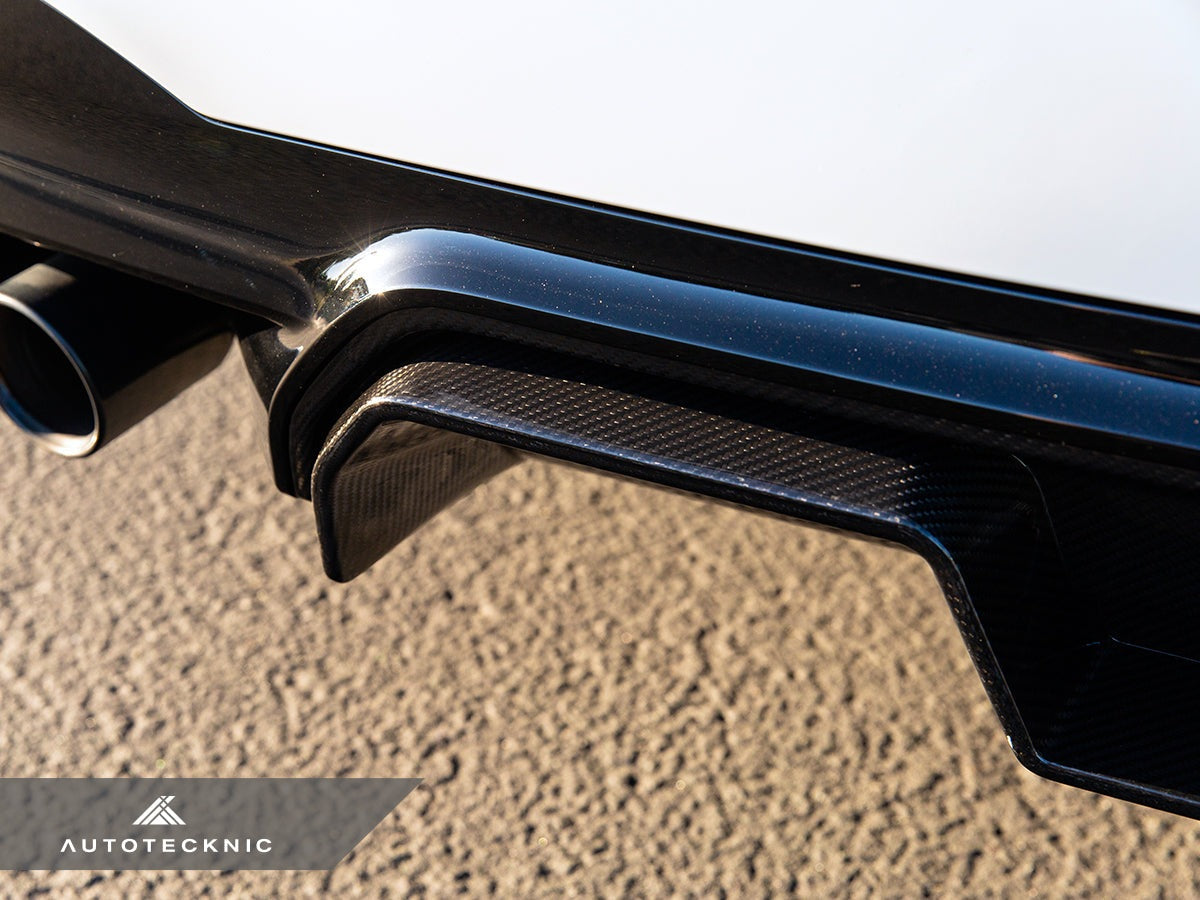 AutoTecknic Carbon Fiber Competition Sport Rear Diffuser - F90 M5 - 7