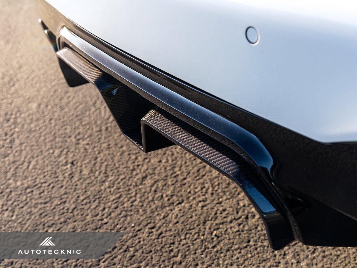 AutoTecknic Carbon Fiber Competition Sport Rear Diffuser - F90 M5 - 5