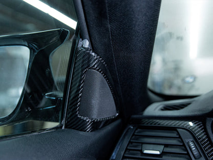 AutoTecknic Carbon Fiber Speaker Tweeter Cover - F82/ F83 M4
