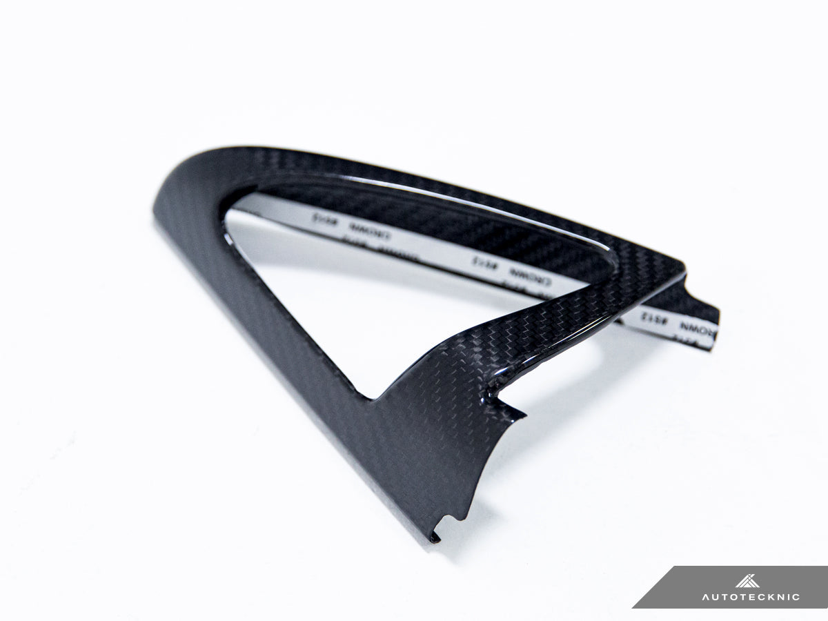 Cubierta de tweeter de fibra de carbono AutoTecknic para altavoces - Serie 4 F32/F33/F36