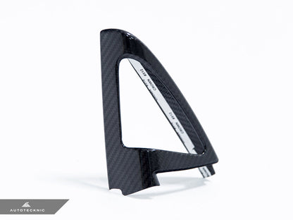 Cubierta de tweeter de fibra de carbono AutoTecknic para altavoces - Serie 4 F32/F33/F36