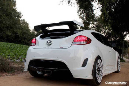 Carbonado 2012-2017 Hyundai veloster DP style Roof Spoiler Wing