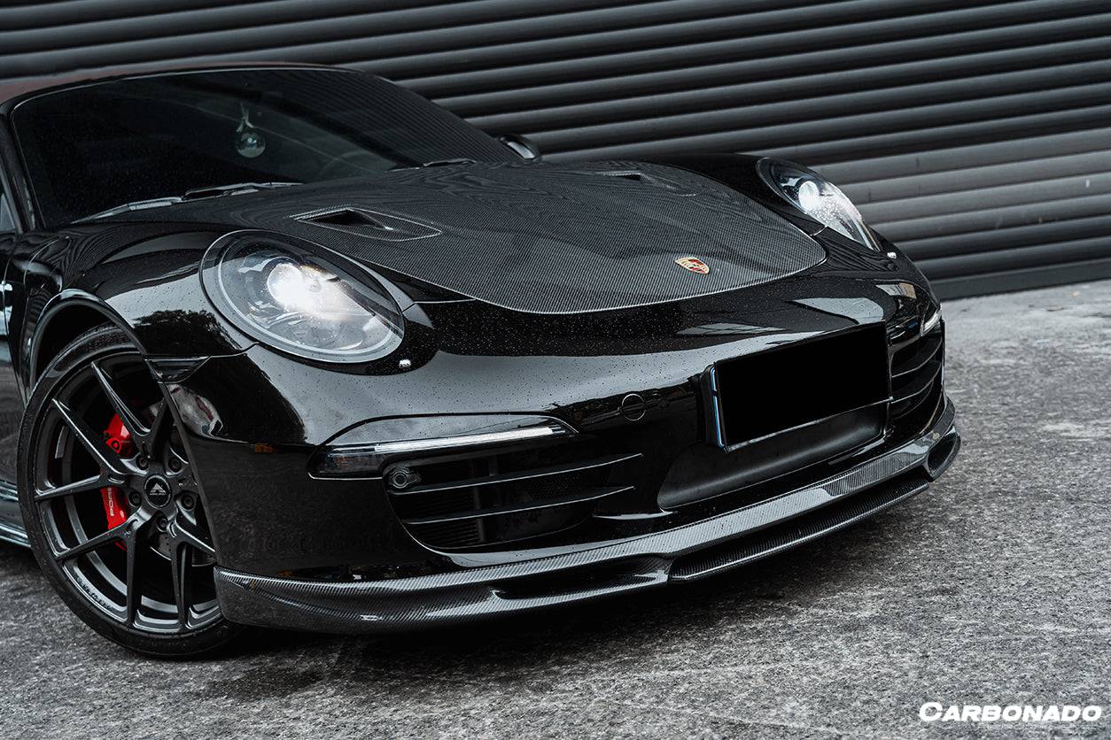 Carbonado 2013-2019 Porsche 991 Carrera Targa S 4 4s GT3 Convert GT2RS Style Carbon Fiber Hood
