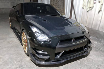 Capó de fibra de carbono estilo Nissan GTR R35 CBA DBA BSE2 (2008-2016)