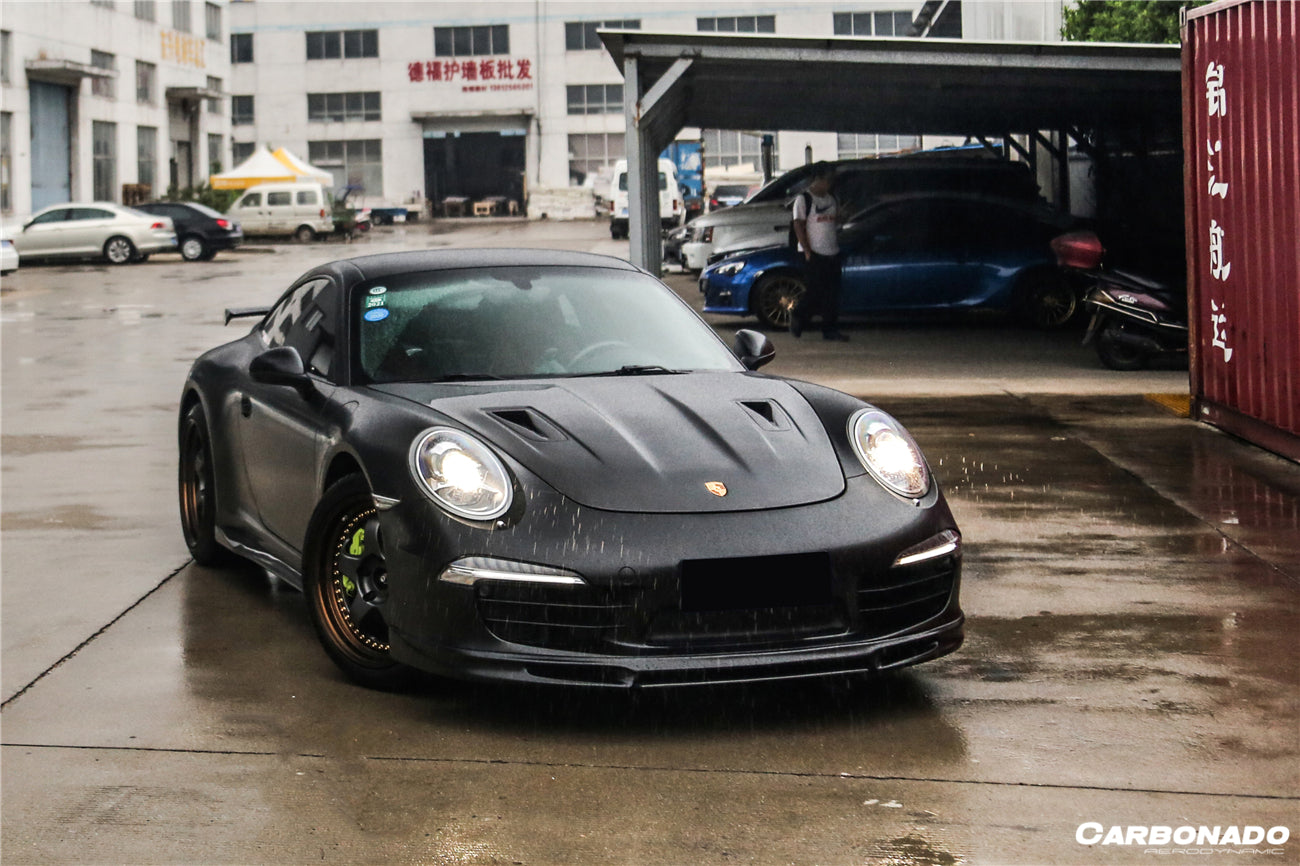 Carbonado 2013-2019 Porsche 991 Carrera Targa S 4 4s GT3 Convert GT2RS Style Carbon Fiber Hood