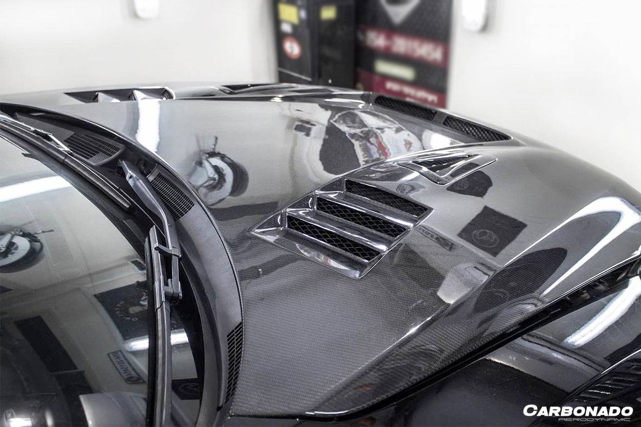 Capó de fibra de carbono estilo Nissan GTR R35 CBA DBA BSE2 (2008-2016)