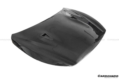 Capó estilo EAU ROUGE del Infiniti Q50 Sedán Carbonado 2014-2017