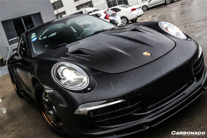 Carbonado 2013-2019 Porsche 991 Carrera Targa S 4 4s GT3 Convert GT2RS Style Carbon Fiber Hood
