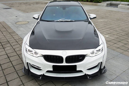 Capó estilo fibra de carbono para BMW F80 M3 F82 M4 GTS 2014-2020 Carbonado