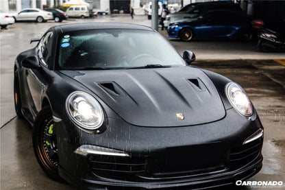 Carbonado 2013-2019 Porsche 991 Carrera Targa S 4 4s GT3 Convert GT2RS Style Carbon Fiber Hood