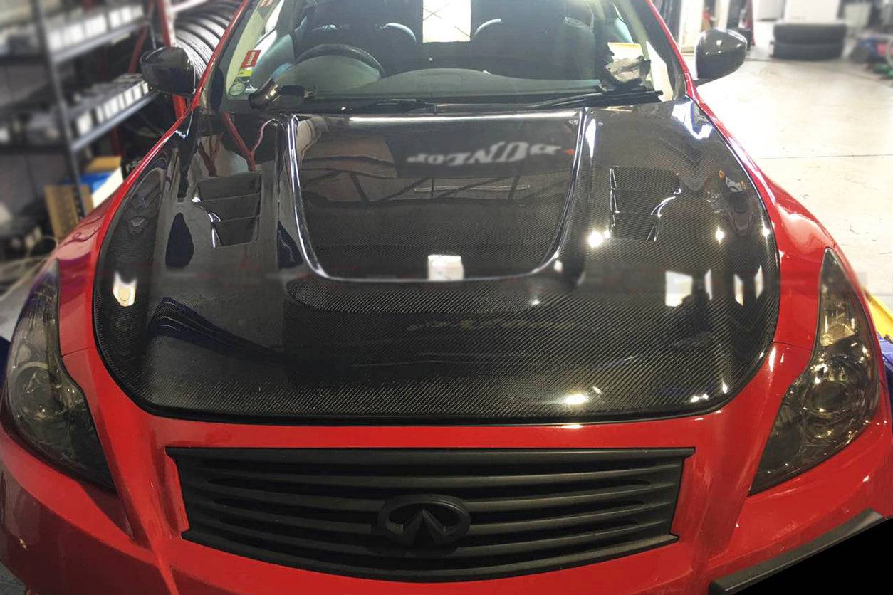 Carbonado 2008-2015 Infiniti G37S Coupe BS Style Hood
