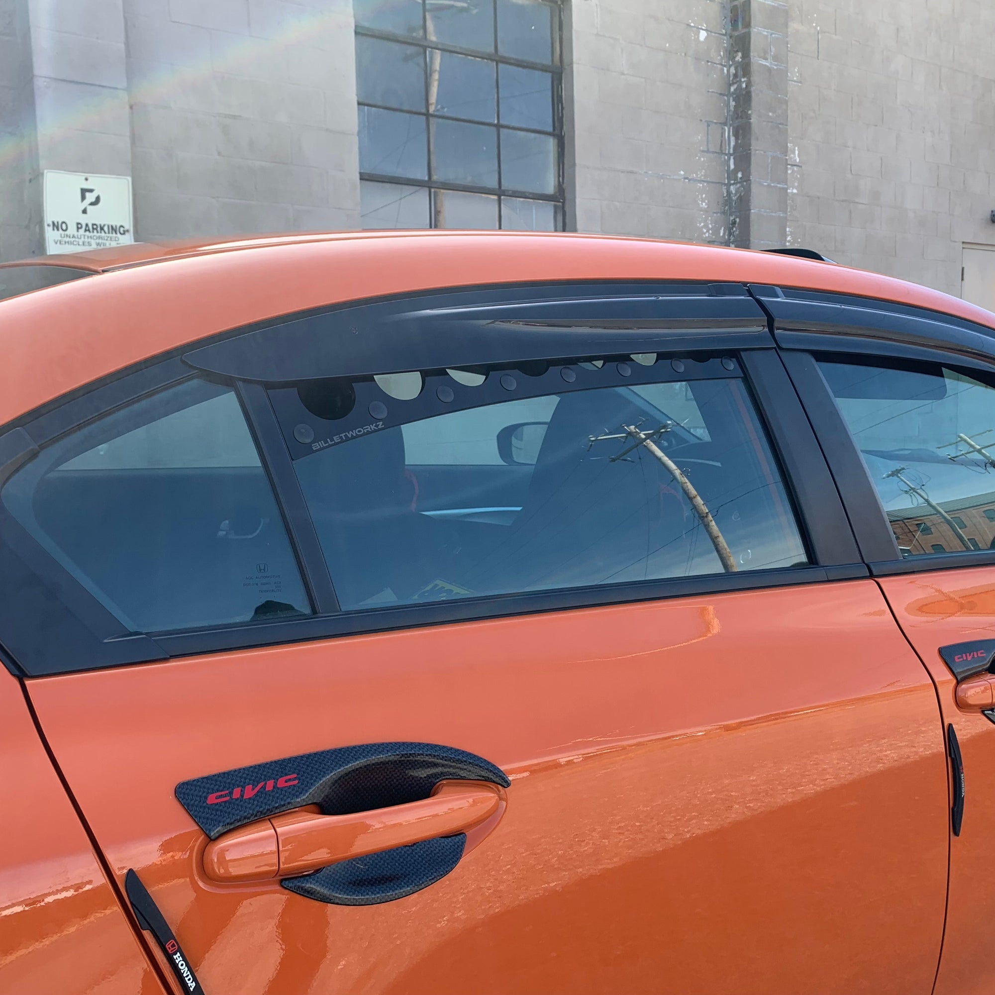 Billetworkz Window Vents (2012-2015 Honda Civic Sedan)