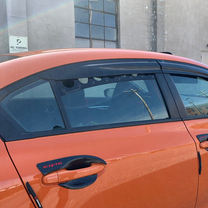 Billetworkz Window Vents (2012-2015 Honda Civic Sedan)