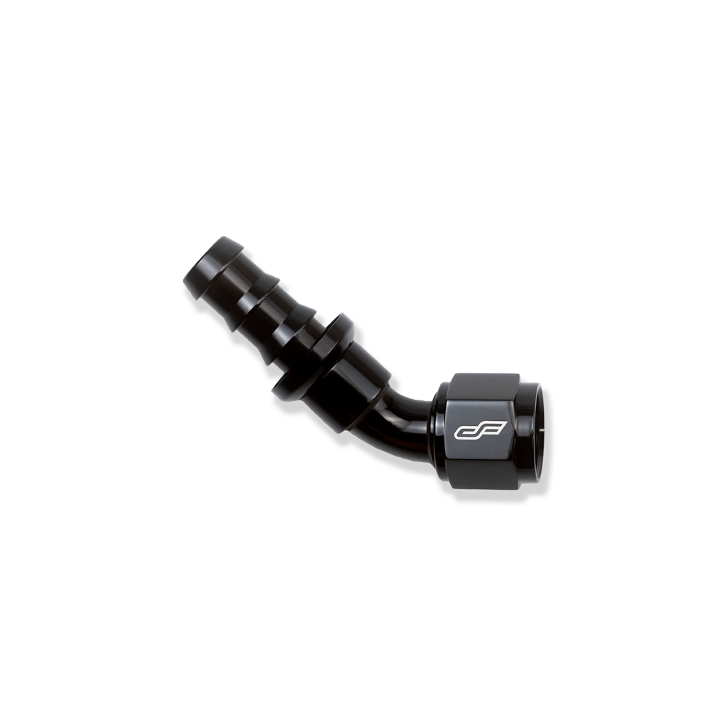 -12 AN 45 Degree Female Push-Loc Fitting