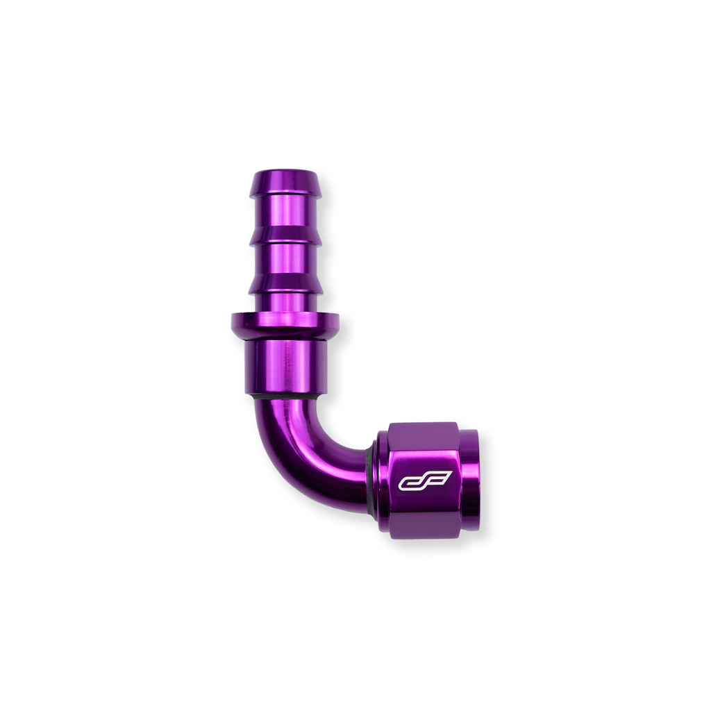 -4 AN 90 Degree Female Push-Loc Fitting