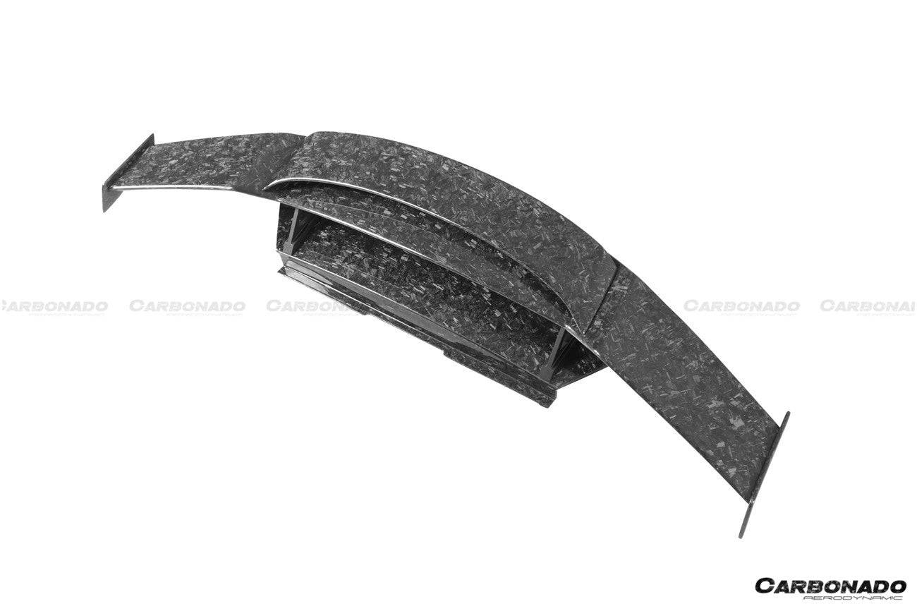 Carbonado 2015-2025 Lamborghini Huracan LP610  LP580  Evo  Tecnica MD Style Carbon Fiber Trunk Spoiler with Base