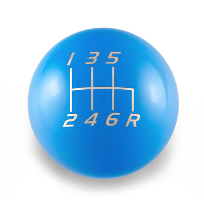 Billetworkz Weighted Shift Knob - 6 Speed Velocity Engraving - Subaru STI - 17