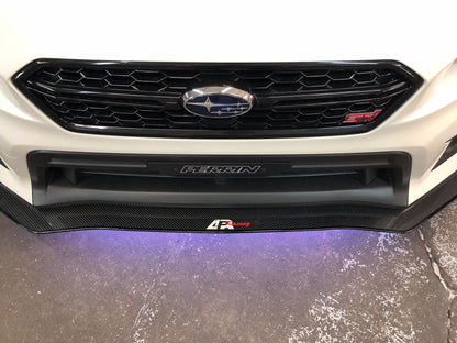APR Carbon Fiber Wind Splitter w/ Rods (2018-2021 Subaru WRX/ STI With NO Lip)