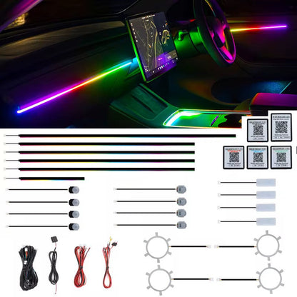 JAB Performance RGBIC Interior Ambient Lighting Kit – App Controlled Dynamic LED Upgrade