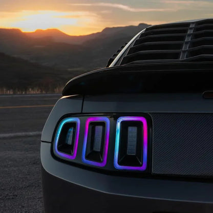 NTXGlow RGB Euro Style Tail Lights | 2010-2014 Ford Mustang