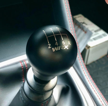 Perilla de cambio con peso Billetworkz - WRX de 6 velocidades (grabado estándar) - Subaru WRX 2015-2025