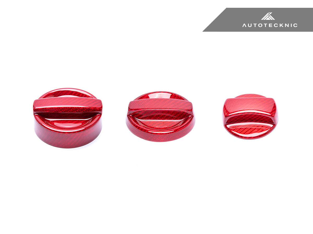 AutoTecknic Dry Carbon Competition Oil Cap Cover - G05 X5 | G06 X6 | G07 X7