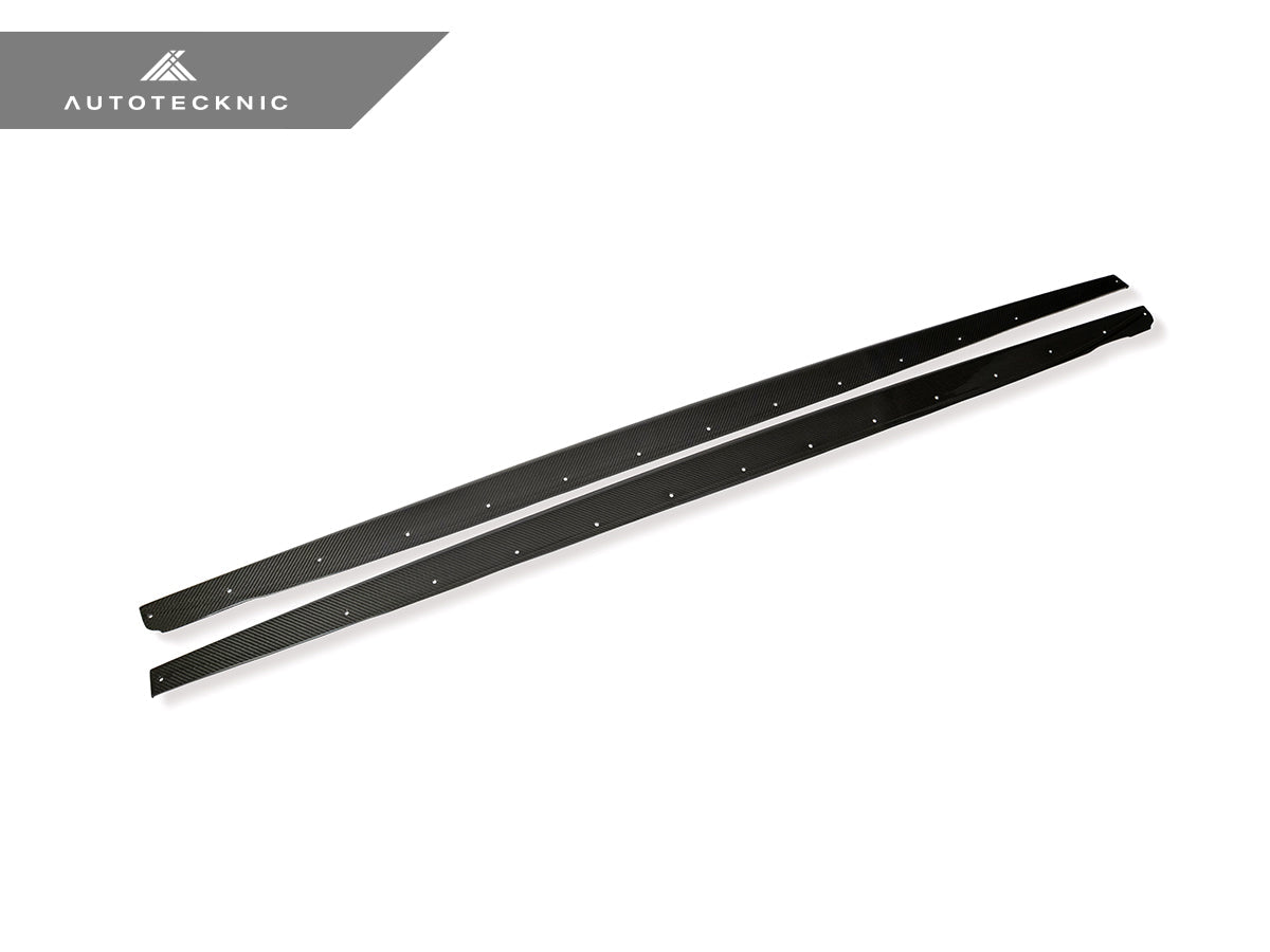 Juego de estribos laterales de fibra de carbono seco AutoTecknic - F97 X3M | F98 X4M 