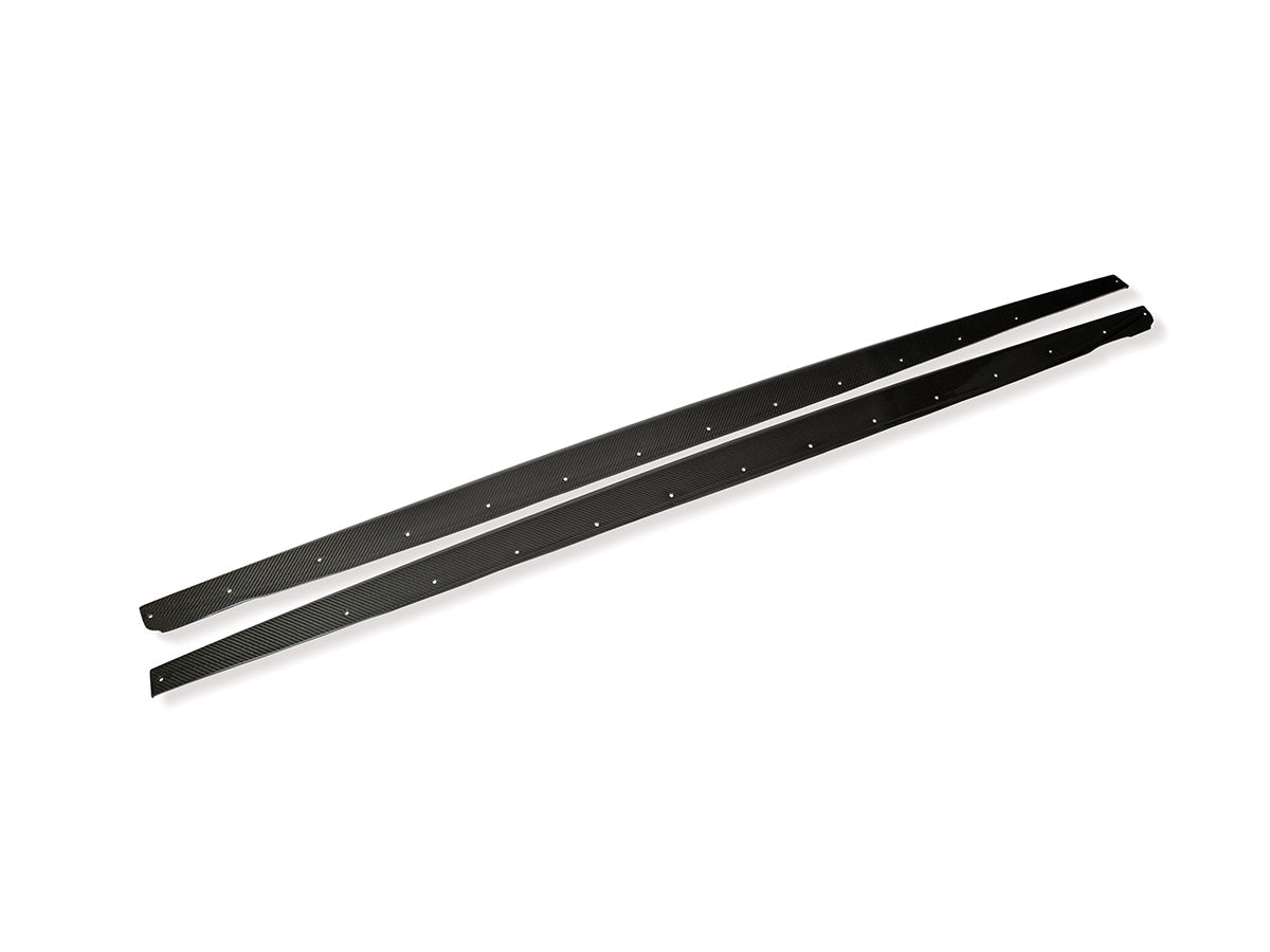 Juego de estribos laterales de fibra de carbono seco AutoTecknic - F97 X3M | F98 X4M 