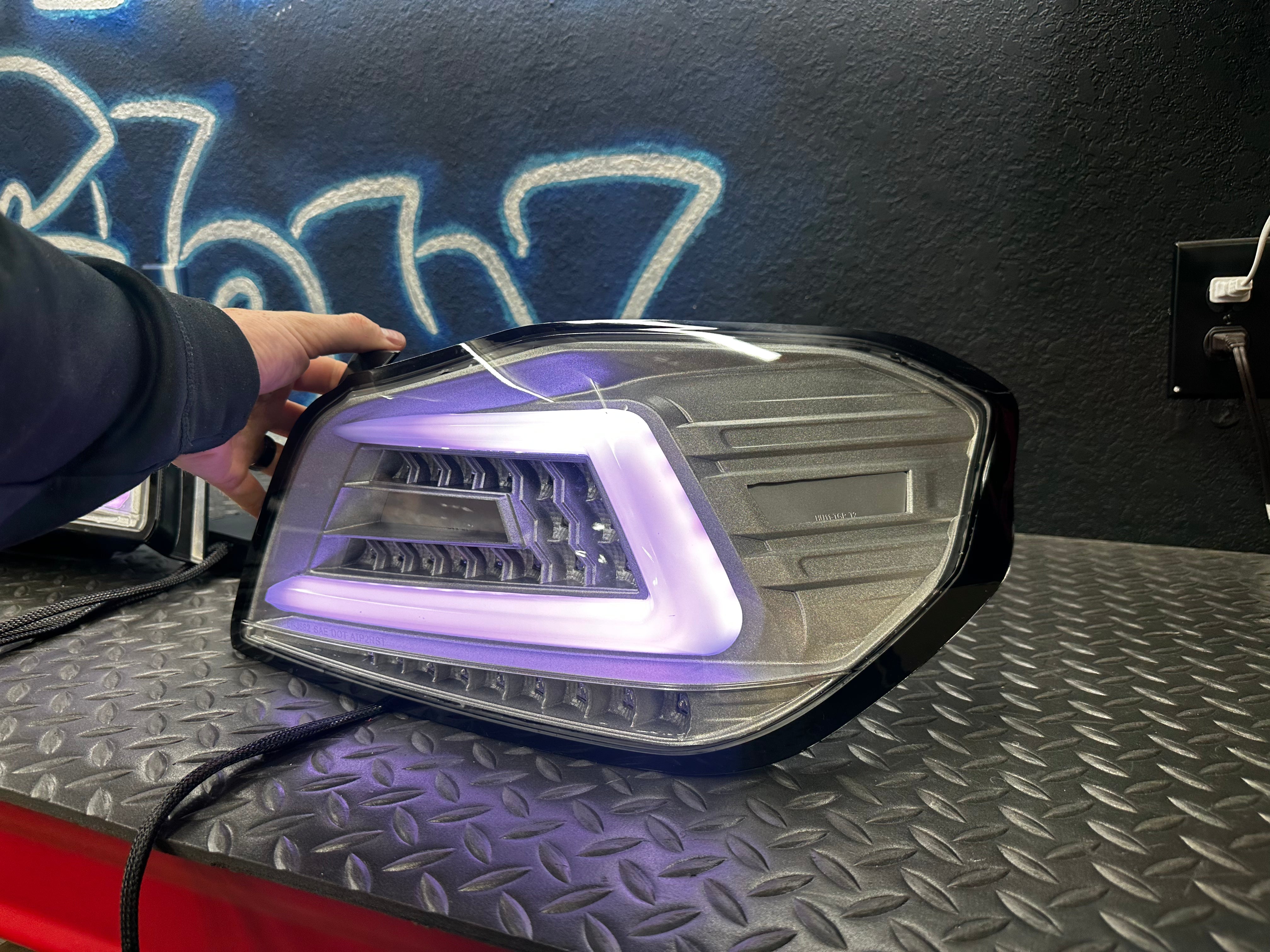NTXGlow Clear Color Shifting Spec D Tail Lights | 2015-2021 Subaru WRX - 7