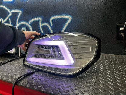 NTXGlow Clear Color Shifting Spec D Tail Lights | 2015-2021 Subaru WRX - 7