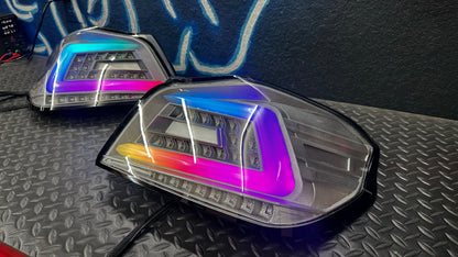 NTXGlow Clear Color Shifting Spec D Tail Lights | 2015-2021 Subaru WRX - 14