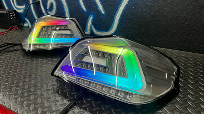 NTXGlow Clear Color Shifting Spec D Tail Lights | 2015-2021 Subaru WRX - 1