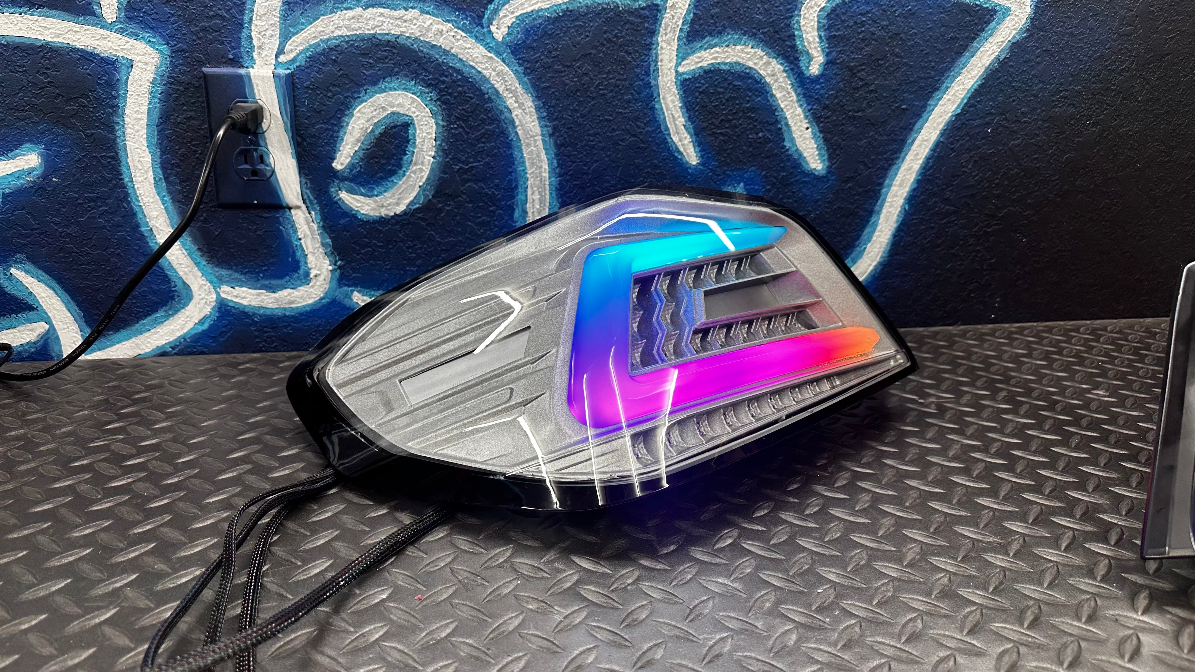 NTXGlow Clear Color Shifting Spec D Tail Lights | 2015-2021 Subaru WRX - 11