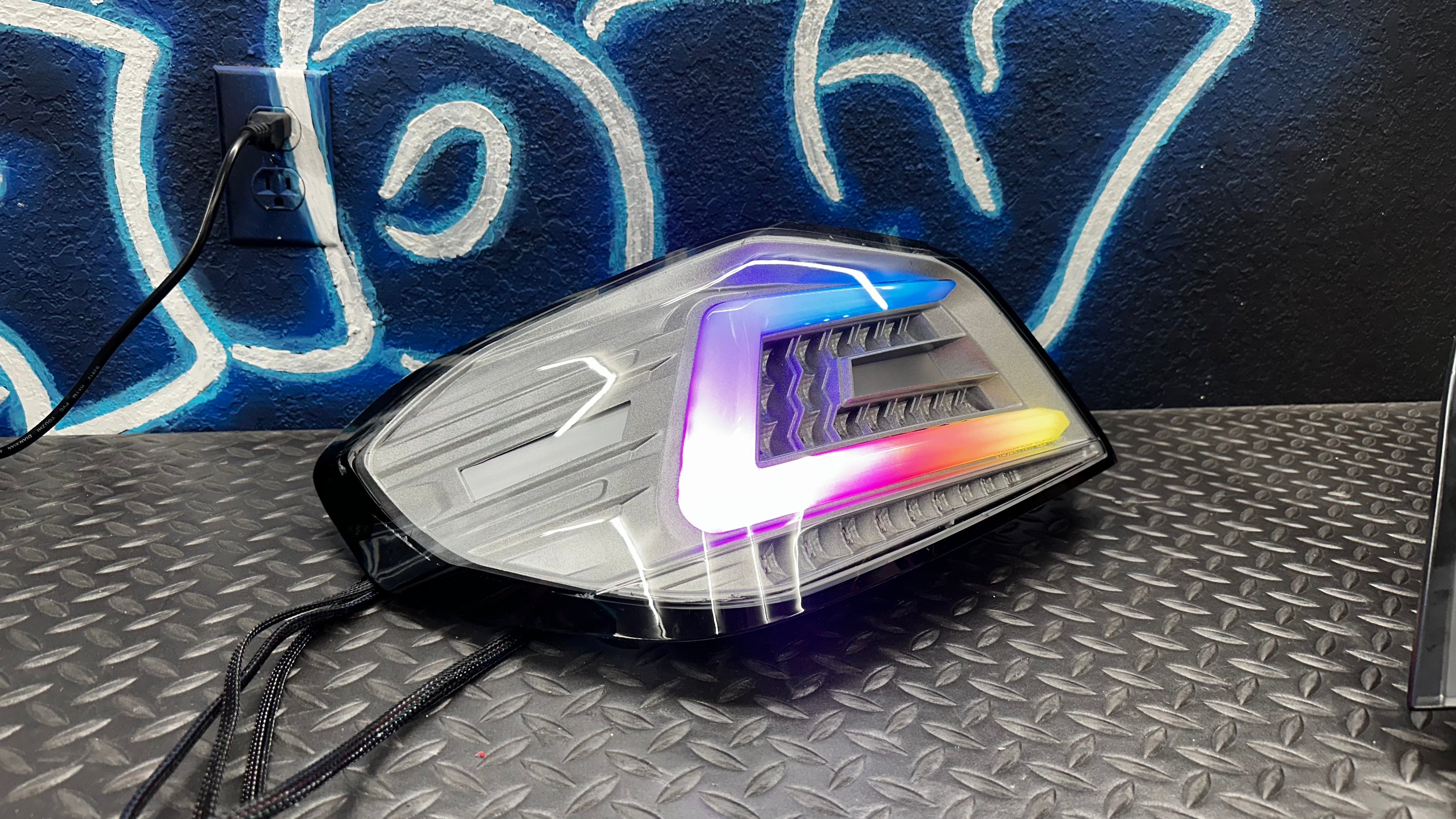 NTXGlow Clear Color Shifting Spec D Tail Lights | 2015-2021 Subaru WRX - 15