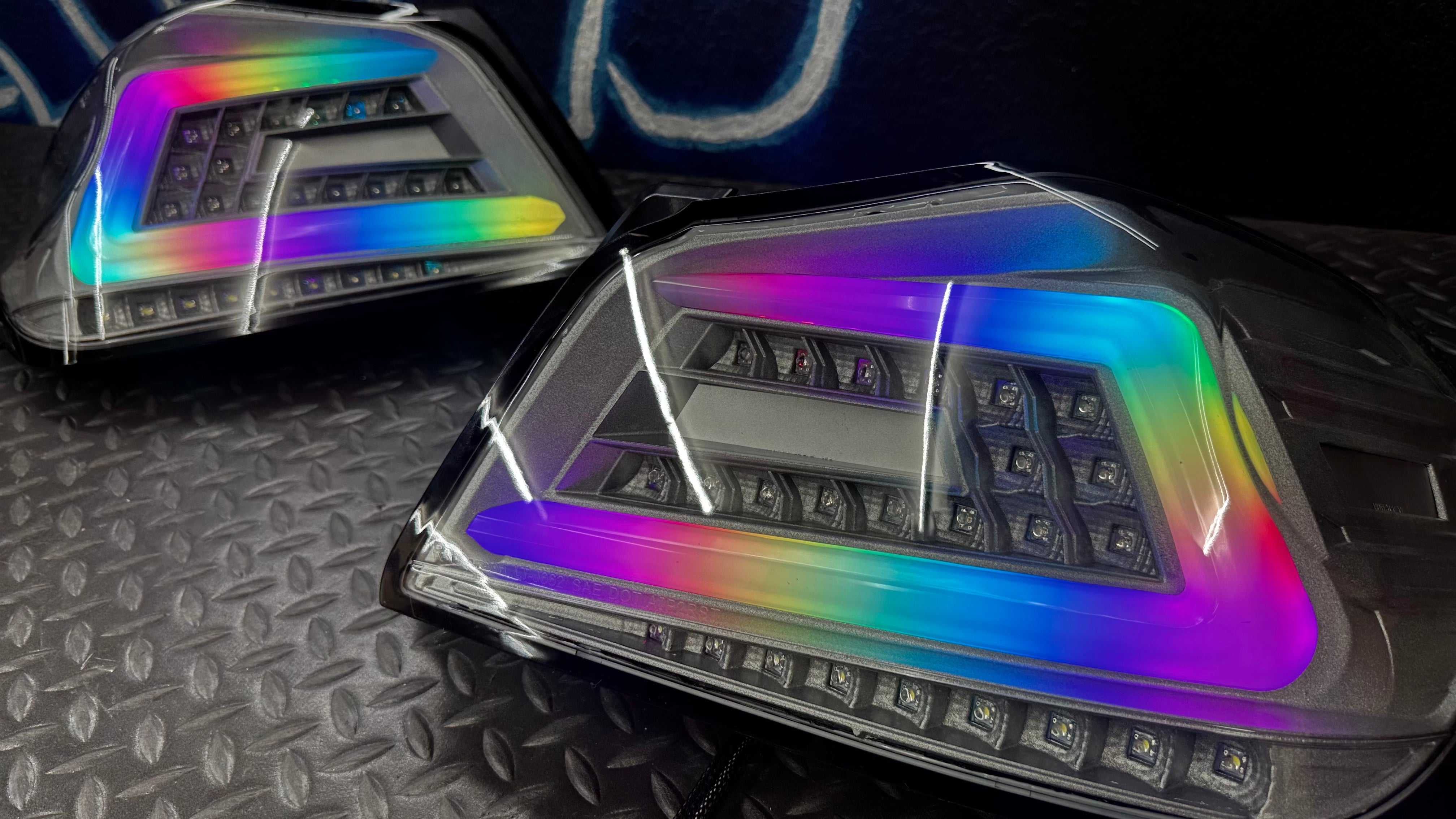 NTXGlow Clear Color Shifting Spec D Tail Lights | 2015-2021 Subaru WRX - 18