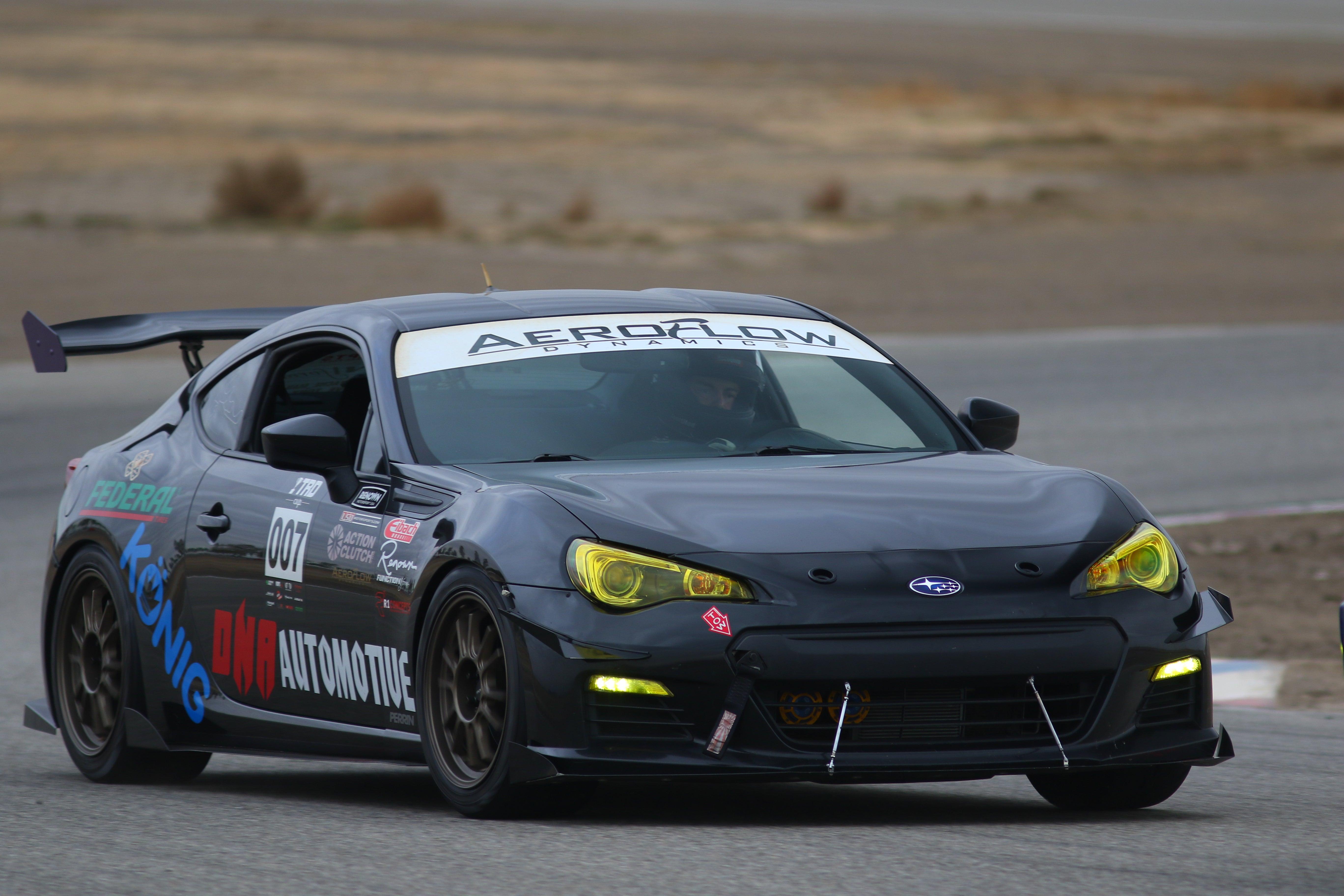 Extensión de faldón lateral Aeroflow Dynamics V2 para Subaru BRZ/Scion FRS (2013-2019)
