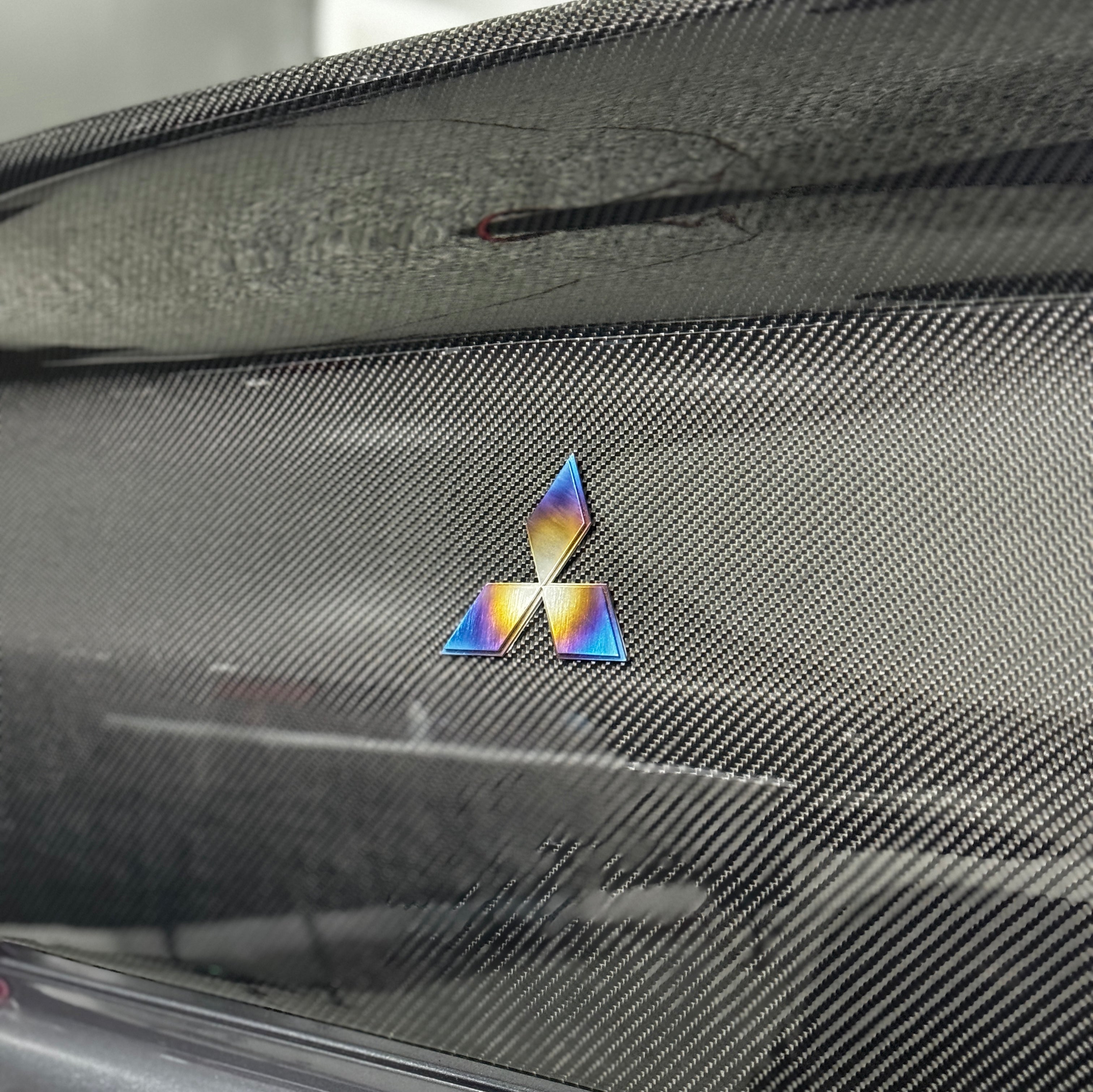 JDC Titanium "Diamond Star" Mitsubishi Badge (Universal)