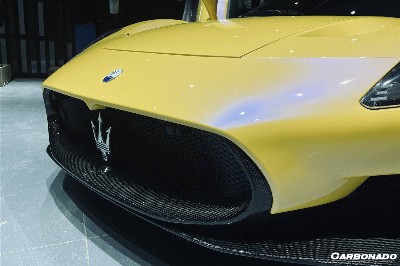 Carbonado 2020-2024 Maserati MC20 OEM Style DRY Carbon Fiber Front Lip