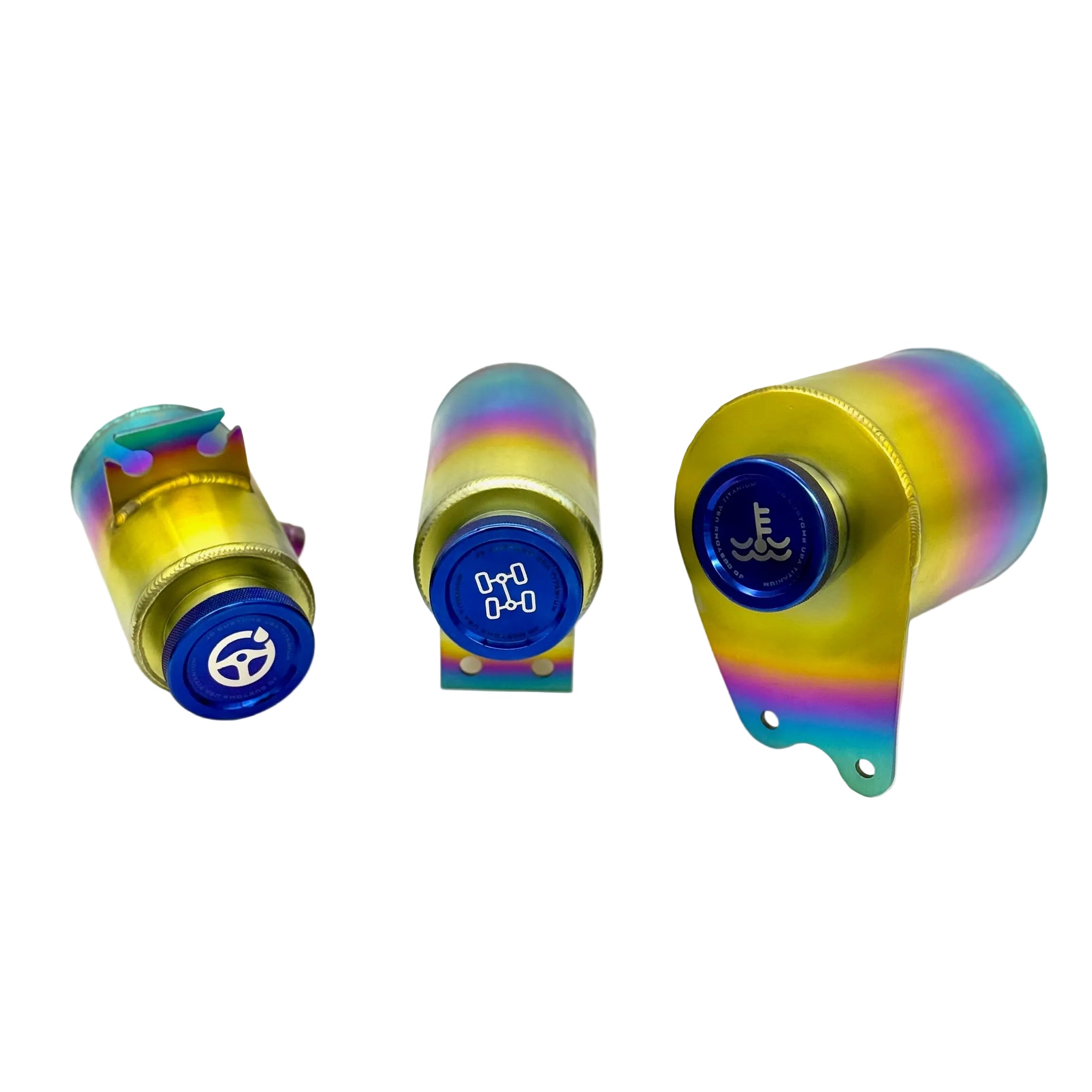 JDC Titanium Reservoir Tank Combo Kit | Mitsubishi Evo 8/9